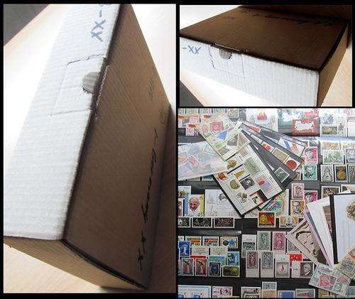 Box Lot of MINT stamps -  a unsorted stamps Lot & Covers/FDC as shown