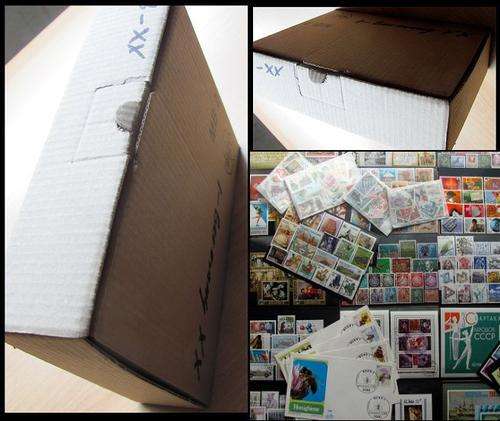 Box Lot Clearance sell - Stamps from around the World in used condition