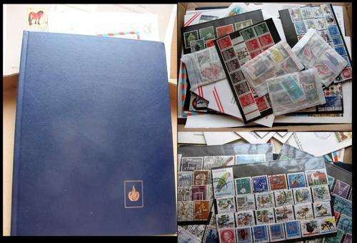 All world-Large Lot with Album and some Postal items