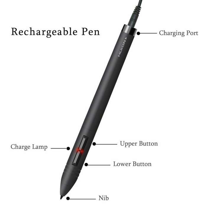Huion New 1060 Plus Graphic Drawing Tablet 10 x 6.25'' Digital Drawing Tablet with 8192 Pen Press...