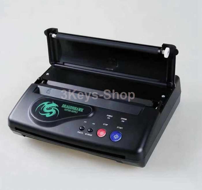 Dragonhawk Black Tattoo Transfer Stencil Machine Thermal Copier Printer Machine