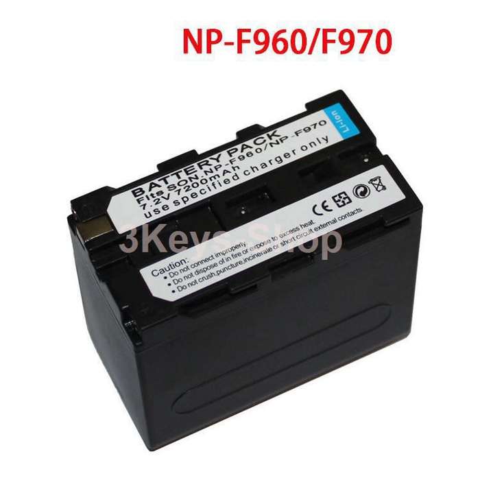 Photography fill light / monitor dedicated lithium Replacement Battery(2 Pack) with Recharge Charger