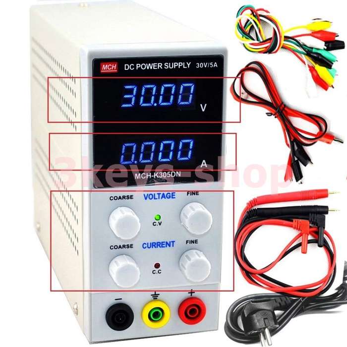 New Adjustable DC Power Supply 60V/5A Digital Display High Precision Current Meter
