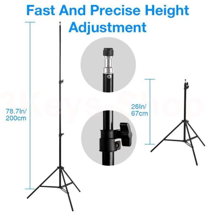 Softbox Lighting Kit Studio Lighting Kit Background Support System for Photography Video