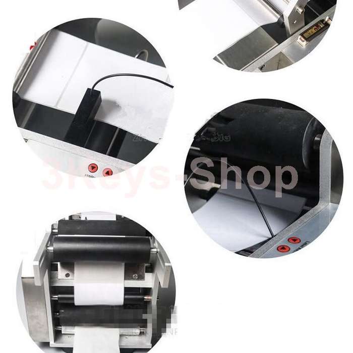 Automatic labeling machine for round bottles