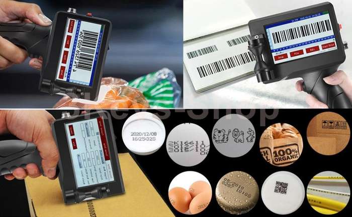 Portable Handheld Intelligent Inkjet Printer &Quick-Drying Inkjet for Barcode/Label/Logo/Code/Variab