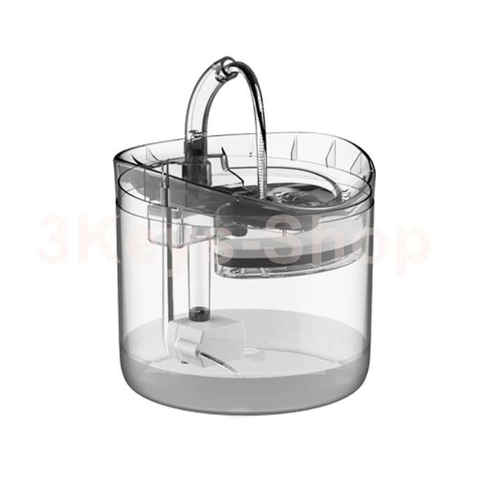 Intelligent Cat Water Fountain With Faucet Dog Water Dispenser Transparent Drinker Pet Drinking Filt