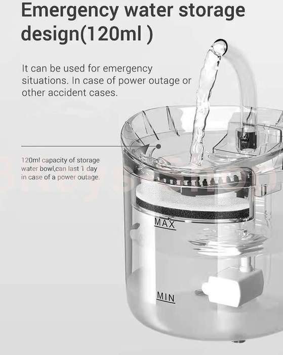 Intelligent Cat Water Fountain With Faucet Dog Water Dispenser Transparent Drinker Pet Drinking Filt