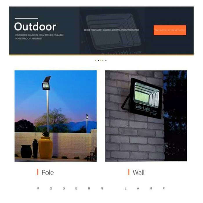800W Solar Light - LED 600W Solar floodLight