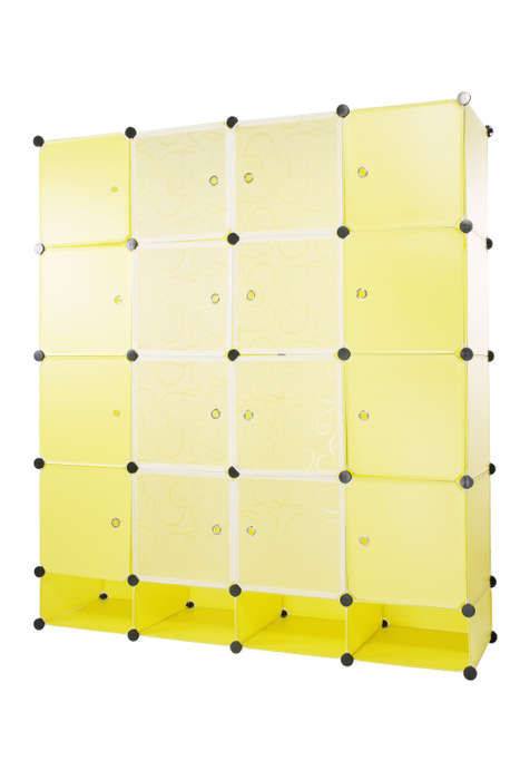 Large DIY Cubical Wardrobe Closet Cupboard with Shoe Compartment