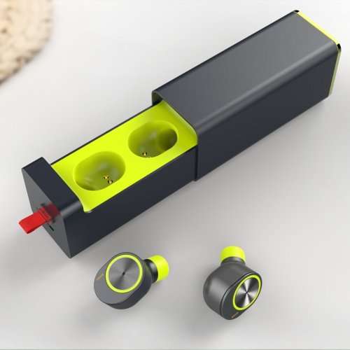True Wireless Sports Stereo Bluetooth Earbuds In-Ear Headsets w/ HD Mic (Pair of 2) (Second Hand)