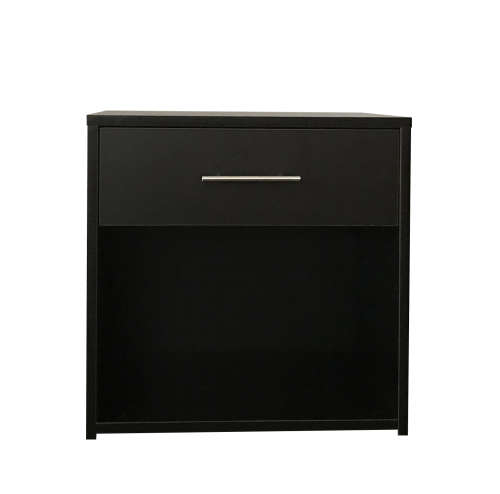 Hazlo Nightstand Side Table Pedestal With Drawer - Wendge
