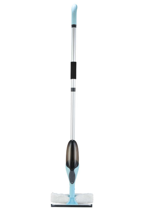 Floor Spray Mop with 2 Mop Heads Window Cleaner & Scraper [Second hand]