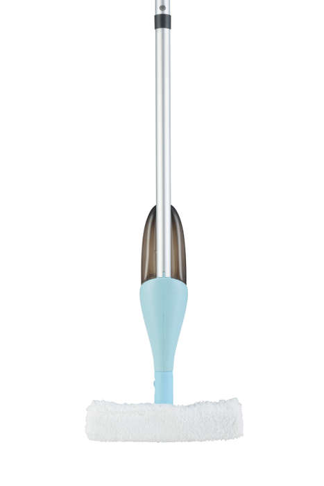 Floor Spray Mop with 2 Mop Heads Window Cleaner & Scraper [Second hand]