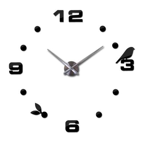 Modern DIY Large 3D Wall Clock (Home Decor) Gold (Second hand)