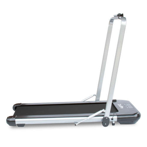 Zoolpro Foldable Portable Compact Exercise Workout Running Treadmill Machine  Black and Silver