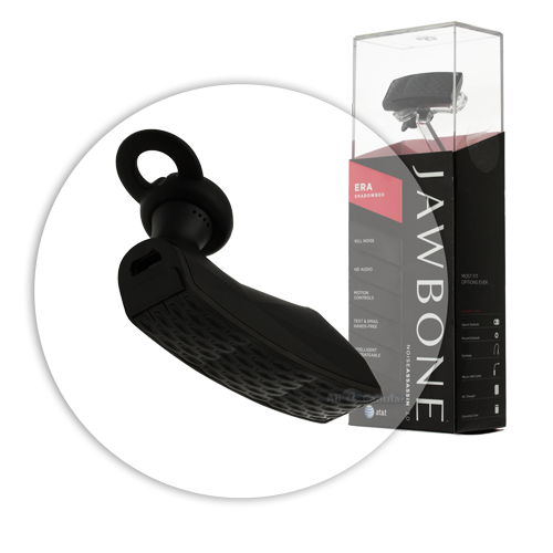 Jawbone ERA Shadowbox Bluetooth Headset with NoiseAssassin 3.0, HD Audio and MotionX
