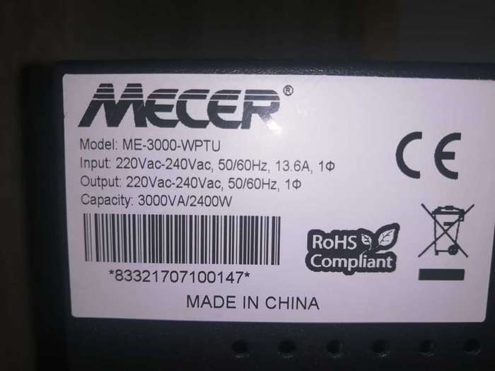 Mecer 3000VA Online UPS