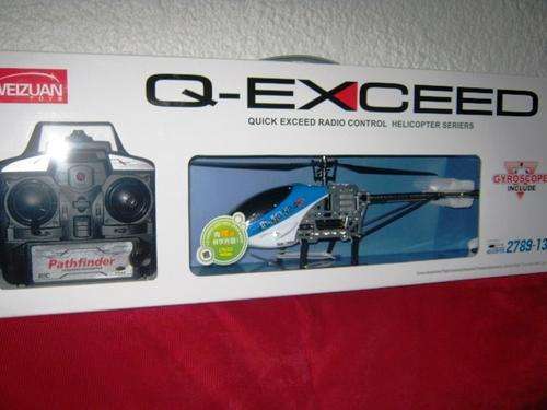 43CM Q EXCEED   GYROSCOPE   R/C HELICOPTER         3 CHANNEL