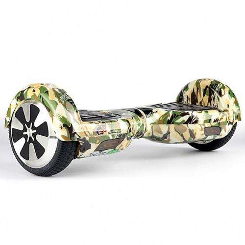 SELF BALANCING SCOOTER / HOVER BOARD / BLUETOOTH / R1 BID INCREMENT / CAMO GREEN / LED LIGHTS