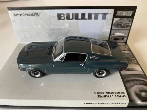 Ford Mustang `Bullit` - Steve McQueen (Minichamps Ltd Edition 1:43 new)