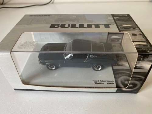 Ford Mustang `Bullit` - Steve McQueen (Minichamps Ltd Edition 1:43 new)