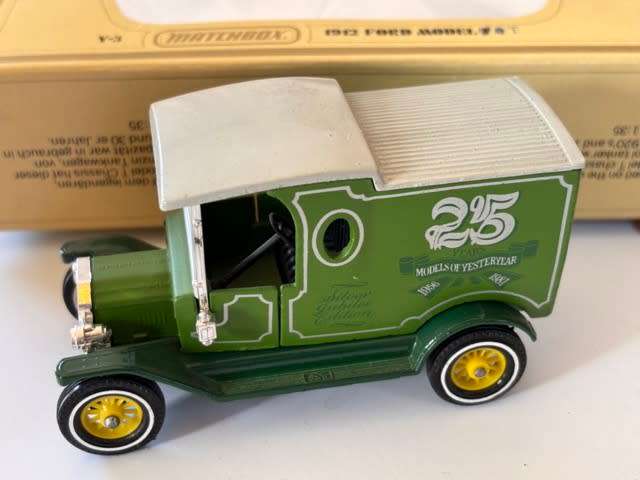 Ford Model T `Yesteryear 25` (Matchbox Models of Yesteryear 1978 +/-1:40 Made in England - with box)