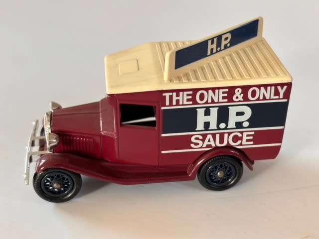 Ford Model A Van `H.P. Sauce` (Lledo `Days Gone By` 1983 +/-1:60 - with box)