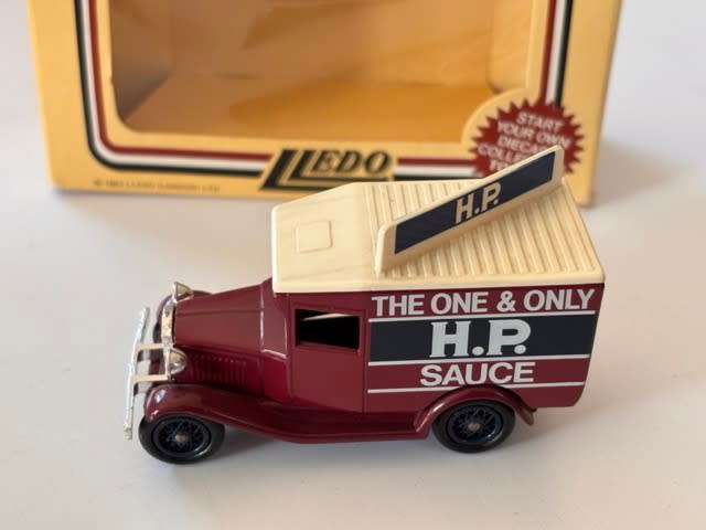 Ford Model A Van `H.P. Sauce` (Lledo `Days Gone By` 1983 +/-1:60 - with box)