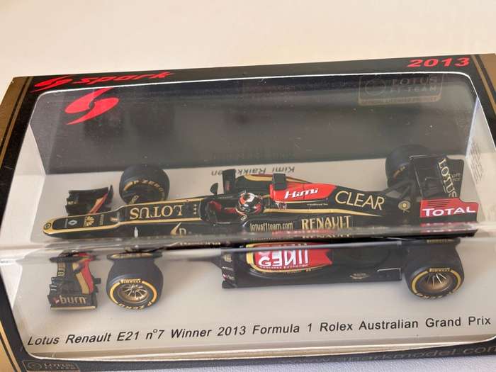 Kimi Raikkonen - 2013 Lotus Renault F1 `Australian GP Winner` (Spark rare 1:43)