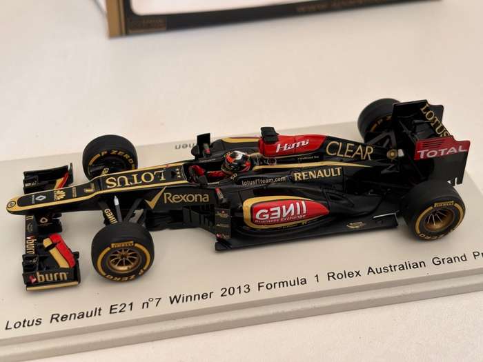 Kimi Raikkonen - 2013 Lotus Renault F1 `Australian GP Winner` (Spark rare 1:43)