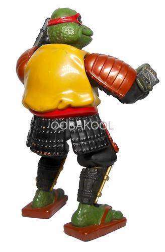 TEENAGE MUTANT NINJA TURTLES / RAPHAEL SAMURAI  / 1993 / VINTAGE 11cm OobaKool Action Figure