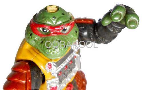 TEENAGE MUTANT NINJA TURTLES / RAPHAEL SAMURAI  / 1993 / VINTAGE 11cm OobaKool Action Figure