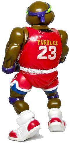 TEENAGE MUTANT NINJA TURTLES / DONATELLO SLAM DUNKIN / 1991 / VINTAGE 11cm OobaKool Action Figure