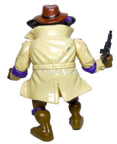 TEENAGE MUTANT NINJA TURTLES / DONATELLO UNDERCOVER / 1990 / VINTAGE 11cm OobaKool Action Figure