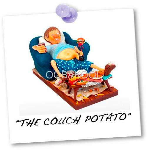 GUILLERMO FORCHINO COMIC ART / THE COUCH POTATO / OobaKool Official Forchino Dealer
