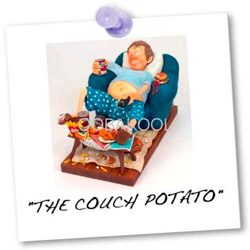 GUILLERMO FORCHINO COMIC ART / THE COUCH POTATO / OobaKool Official Forchino Dealer