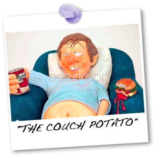 GUILLERMO FORCHINO COMIC ART / THE COUCH POTATO / OobaKool Official Forchino Dealer
