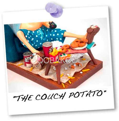 GUILLERMO FORCHINO COMIC ART / THE COUCH POTATO / OobaKool Official Forchino Dealer