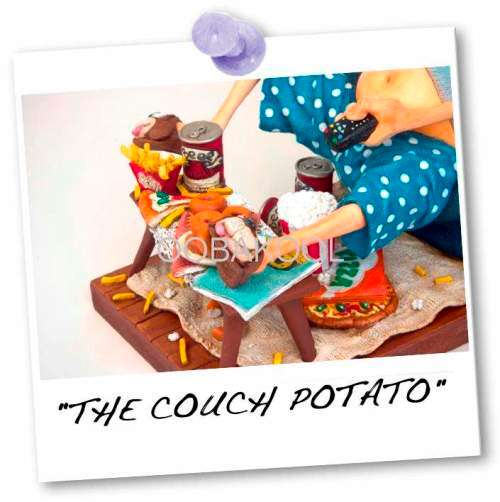 GUILLERMO FORCHINO COMIC ART / THE COUCH POTATO / OobaKool Official Forchino Dealer