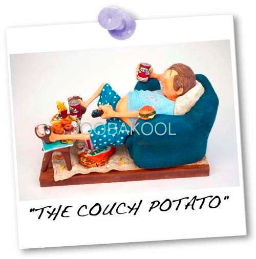 GUILLERMO FORCHINO COMIC ART / THE COUCH POTATO / OobaKool Official Forchino Dealer