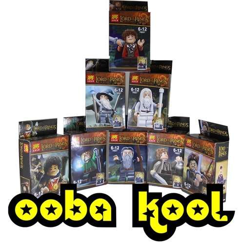 LORD OF THE RINGS / 8 FIGURE SET / OobaKool Minifigure