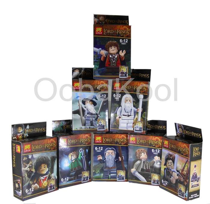 LORD OF THE RINGS / 8 FIGURE SET / OobaKool Minifigure
