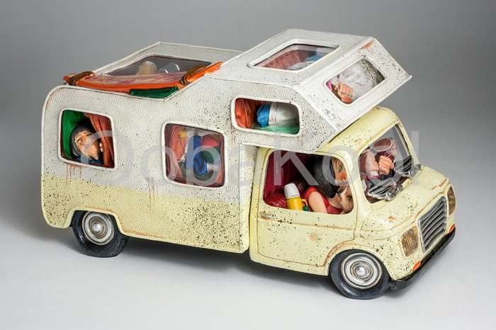 GUILLERMO FORCHINO COMIC ART / THE CAMPER / NEW RELEASE / OobaKool Official Forchino Dealer