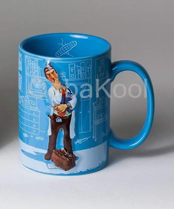 GUILLERMO FORCHINO COMIC ART / THE DOCTOR MUG / OobaKool Official Forchino Model