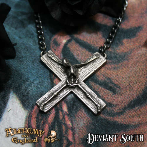 Alchemy P682 Gothic Crucifaction -- Fine English Pewter