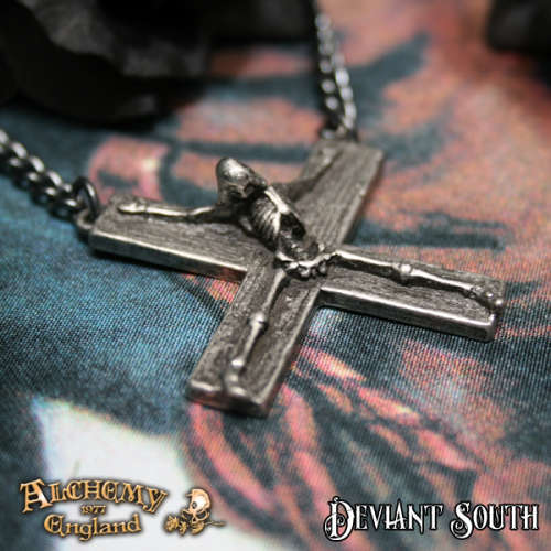 Alchemy P682 Gothic Crucifaction -- Fine English Pewter