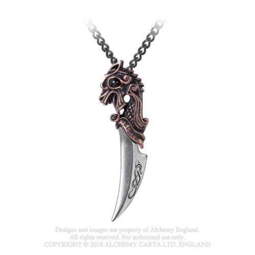 Alchemy Gothic P850 Einardolk necklace [ Fine English Pewter ]