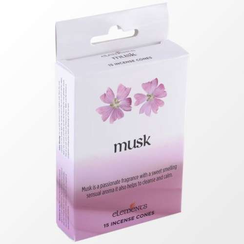 Elements Incense Cones - Musk (15 jumbo cones)