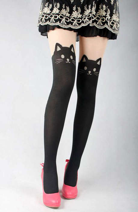 New! Kitty Cat Stockings